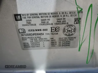2015 GMC Sierra 1500 SLE z VIN 3GTU2UEC4FG364254, wystawiony jako Copart lot #58564765 z przebiegiem 86 931 mil mil oraz Szkoda całkowita • Salvage title. Historia ofert i sprzedaży dostępna na DreamBid. Obrazek 12.