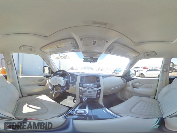 2019 Infiniti QX80 LUXE with VIN JN8AZ2NE5K9227830, listed as a Copart auction lot 72000144 with 46,387 mi miles and Salvage Title. Bid and sale history available at carsss.com. Image 15.