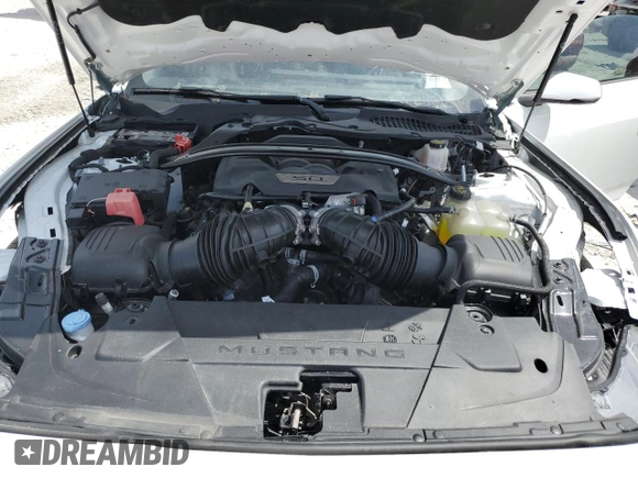 2024 Ford Mustang GT with VIN 1FA6P8CF2R5400362, listed as a Copart auction lot 64981385 with 5,475 mi miles and Clean title. Bid and sale history available at DreamBid. Image 11.