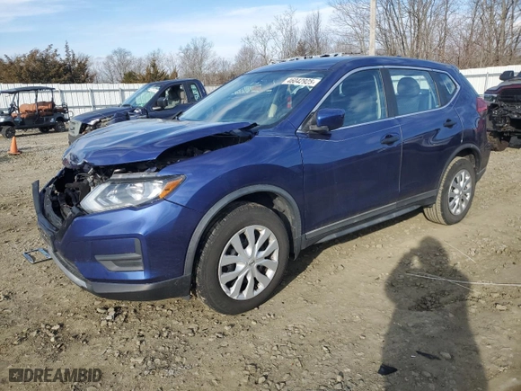 2017 Nissan Rogue S with VIN KNMAT2MV9HP562186, listed as a Copart auction lot 46042925 with 93,154 mi miles and Salvage Title. Bid and sale history available at carsss.com. Image 1.