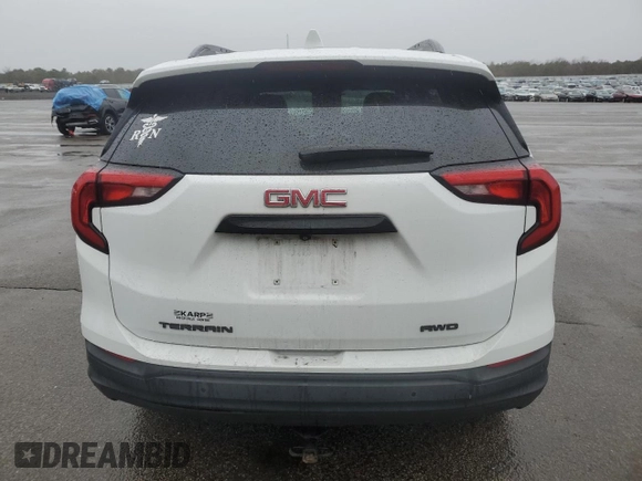 2020 GMC Terrain SLE with VIN 3GKALTEV5LL102147, listed as a Copart auction lot 47030235 with 41,235 mi miles and Salvage Title. Bid and sale history available at carsss.com. Image 6.