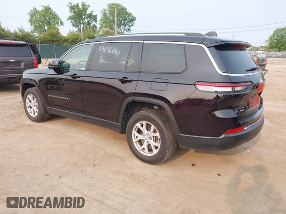 2022 Jeep Grand Cherokee Limited with VIN 1C4RJKBG1N8539066, listed as a IAAI auction lot 42404686 with 32,764 mi miles and . Bid and sale history available at DreamBid. Image 3.