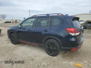 2022 Subaru Forester Sport with VIN JF2SKAJC3NH418791, listed as a Copart auction lot 42702115 with 49,523 mi miles and Salvage Title. Bid and sale history available at carsss.com. Image 2.