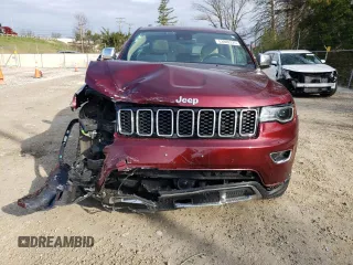 2018 Jeep Grand Cherokee Limited with VIN 1C4RJFBG8JC231407, listed as a Copart auction lot 53949375 with 27,335 mi miles and Salvage Title. Bid and sale history available at carsss.com. Image 5.