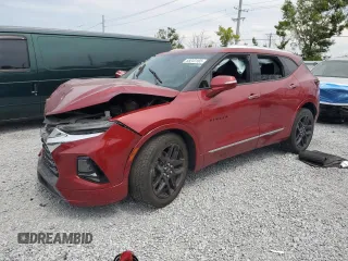 2019 Chevrolet Blazer Premier with VIN 3GNKBFRS5KS589916, listed as a Copart auction lot 58243165 with 126,369 mi miles and Non repairable. Bid and sale history available at DreamBid. Image 1.