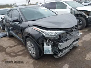 2021 Toyota C-HR LE with VIN JTNKHMBX8M1106694, listed as a IAAI auction lot 41824934 with 16,192 mi miles. Bid and sale history available at carsss.com. Image 1.