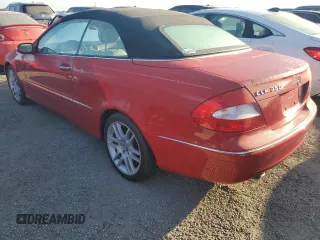 2008 Mercedes-Benz CLK 350 with VIN WDBTK56F78F238886, listed as a Copart auction lot 75334924 with 117,503 mi miles and Salvage Title. Bid and sale history available at DreamBid. Image 2.