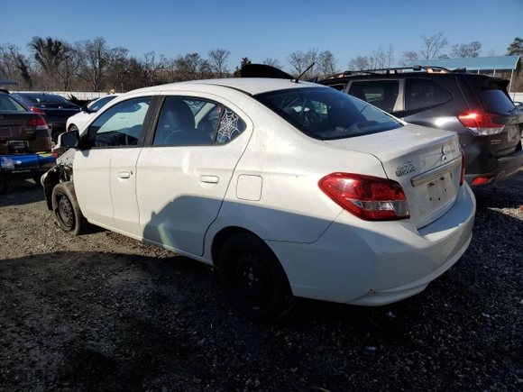 2017 Mitsubishi Mirage G4 ES with VIN ML32F3FJ9HHF20242, listed as a Copart auction lot 43430785 with 126,904 mi miles and Salvage Title. Bid and sale history available at carsss.com. Image 2.