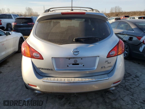 2010 Nissan Murano SL with VIN JN8AZ1MW7AW116149, listed as a Copart auction lot 42044185 with 0 mi miles and Non Repairable. Bid and sale history available at carsss.com. Image 6.