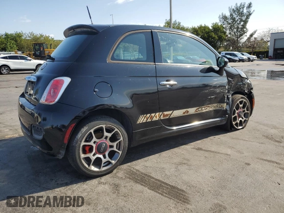 2015 FIAT 500 Sport with VIN 3C3CFFBR6FT707324, listed as a Copart auction lot 52403905 with 61,937 mi miles and Clean Title. Bid and sale history available at carsss.com. Image 3.