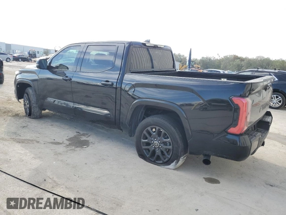 2023 Toyota Tundra 2WD Platinum with VIN 5TFNA5AB0PX026342, listed as a Copart auction lot 44012145 with 34,550 mi miles and Salvage Title. Bid and sale history available at carsss.com. Image 2.