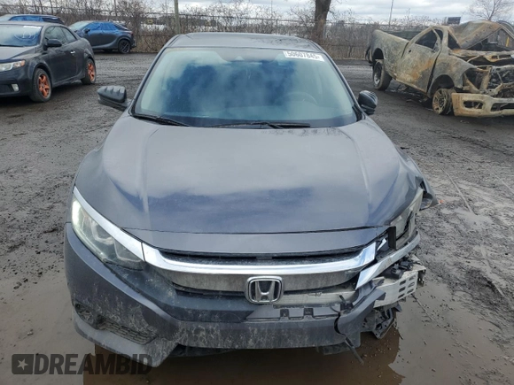 2017 Honda Civic EX with VIN 2HGFC2F88HH024789, listed as a Copart auction lot 50607845 with 106,199 mi miles and Salvage Title. Bid and sale history available at DreamBid. Image 5.