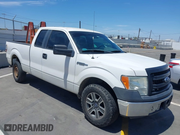 2014 Ford F-150 XL with VIN 1FTEX1CMXEFD13082, listed as a IAAI auction lot 40035539 with 204,751 mi miles and . Bid and sale history available at DreamBid. Image 1.