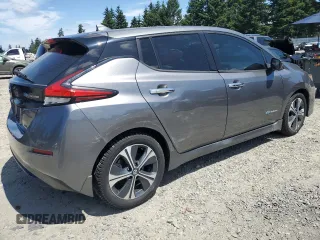 2018 Nissan LEAF SV with VIN 1N4AZ1CP4JC305144, listed as a Copart auction lot 63092295 with 49,729 mi miles and Clean title. Bid and sale history available at DreamBid. Image 3.