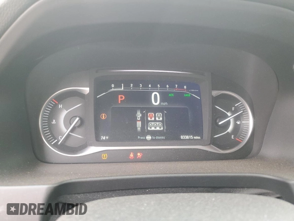 2023 Honda Passport Elite with VIN 5FNYF8H05PB013536, listed as a Copart auction lot 50671155 with 33,815 mi miles and Salvage Title. Bid and sale history available at DreamBid. Image 9.