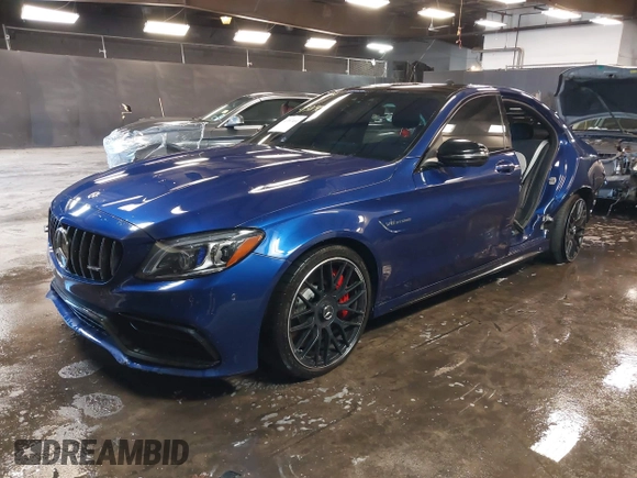 2021 Mercedes-Benz C with VIN W1KWF8HBXMR647994, listed as a IAAI auction lot 41387401 with 13,099 mi miles and . Bid and sale history available at DreamBid. Image 2.