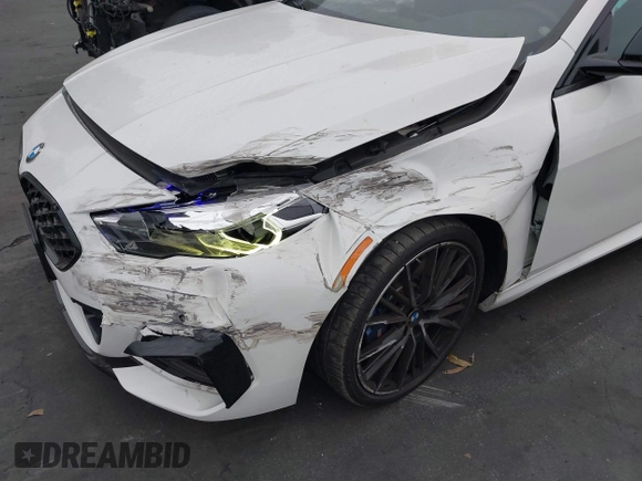 2022 BMW 2 Series M235i xDrive with VIN WBA13AL0XN7J95517, listed as a IAAI auction lot 42682823 with 16,069 mi miles and . Bid and sale history available at DreamBid. Image 18.
