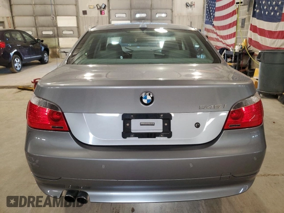 2005 BMW 5 Series 545i with VIN WBANB33555CN64643, listed as a Copart auction lot 50546775 with 159,751 mi miles and Salvage Title. Bid and sale history available at carsss.com. Image 6.