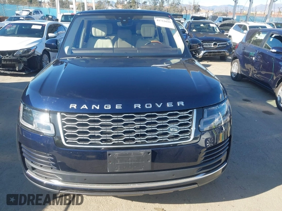 2020 Land Rover Range Rover P525 HSE with VIN SALGS2SE3LA572037, listed as a IAAI auction lot 41722629 with 35,710 mi miles and . Bid and sale history available at DreamBid. Image 12.