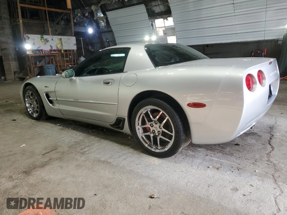 2003 Chevrolet Corvette Z06 with VIN 1G1YY12S035112586, listed as a Copart auction lot 51716375 with 0 mi miles and Salvage Title. Bid and sale history available at carsss.com. Image 2.