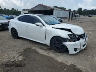 2011 Lexus IS 250 with VIN JTHBF5C20B5136540, listed as a Copart auction lot 63592465 with 141,137 mi miles and Salvage title. Bid and sale history available at DreamBid. Image 4.