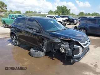 2020 Mitsubishi Outlander Sport ES 2.0 with VIN JA4AR3AU8LU028620, listed as a IAAI auction lot 42176148 with 84,100 mi miles. Bid and sale history available at carsss.com. Image 1.