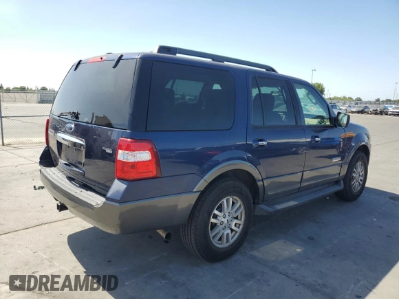 2007 Ford Expedition XLT with VIN 1FMFU15527LA85632, listed as a Copart auction lot 61855455 with 177,899 mi miles and Salvage title. Bid and sale history available at DreamBid. Image 3.