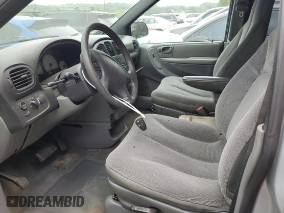 2005 Dodge Caravan SXT with VIN 1D4GP45RX5B165500, listed as a Copart auction lot 59680105 with 119,096 mi miles and Salvage title. Bid and sale history available at DreamBid. Image 7.