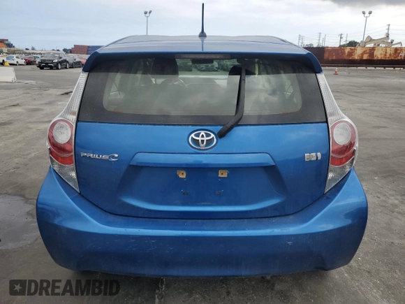 2013 Toyota Prius One with VIN JTDKDTB36D1548395, listed as a Copart auction lot 54456315 with 135,744 mi miles and Salvage Title. Bid and sale history available at carsss.com. Image 6.