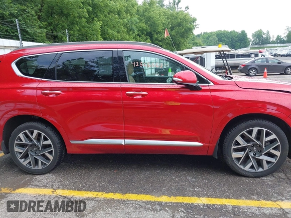 2023 Hyundai Santa Fe Calligraphy with VIN 5NMS54AL9PH589991, listed as a IAAI auction lot 42566562 with 23,162 mi miles and . Bid and sale history available at DreamBid. Image 13.