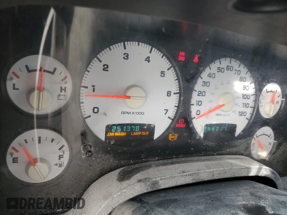 2002 Dodge 1500 with VIN 3D7HU18N32G144434, listed as a Copart auction lot 46433745 with 251,378 mi miles and Salvage Title. Bid and sale history available at carsss.com. Image 9.