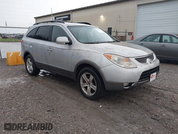 2007 Hyundai Veracruz GLS with VIN KM8NU13C87U024826, listed as a IAAI auction lot 42605270 with 177,540 mi miles and . Bid and sale history available at DreamBid. Image 1.