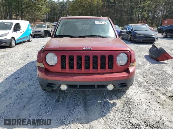 2014 Jeep Patriot Latitude with VIN 1C4NJPFA0ED856877, listed as a Copart auction lot 50406735 with 154,788 mi miles and Salvage Title. Bid and sale history available at carsss.com. Image 5.
