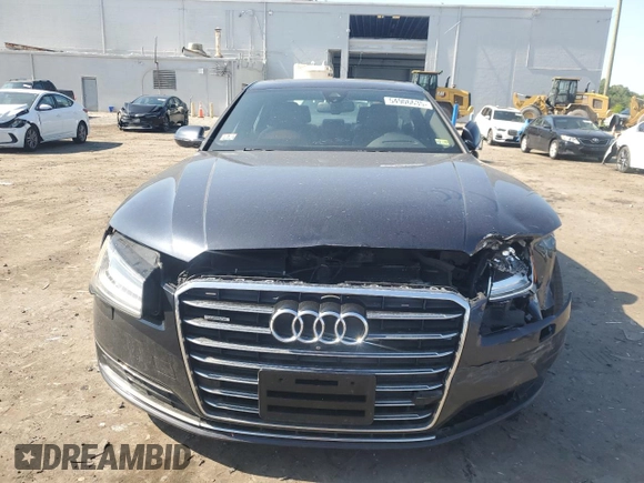 2015 Audi A8 3.0T with VIN WAU3GAFD2FN039318, listed as a Copart auction lot 54906635 with 146,767 mi miles and Salvage Title. Bid and sale history available at DreamBid. Image 5.