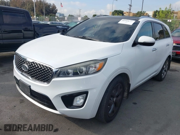 2016 Kia Sorento SX with VIN 5XYPK4A52GG071148, listed as a IAAI auction lot 41543872 with 115,105 mi miles. Bid and sale history available at carsss.com. Image 18.