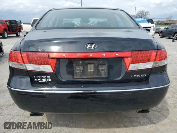 2006 Hyundai Azera SE with VIN KMHFC46F06A131819, listed as a Copart auction lot 51696375 with 126,788 mi miles and Clean Title. Bid and sale history available at DreamBid. Image 6.