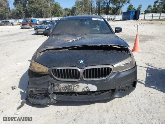 2017 BMW 5 Series 530i with VIN WBAJA5C36HG456105, listed as a Copart auction lot 47242245 with 0 mi miles and Salvage Title. Bid and sale history available at carsss.com. Image 5.