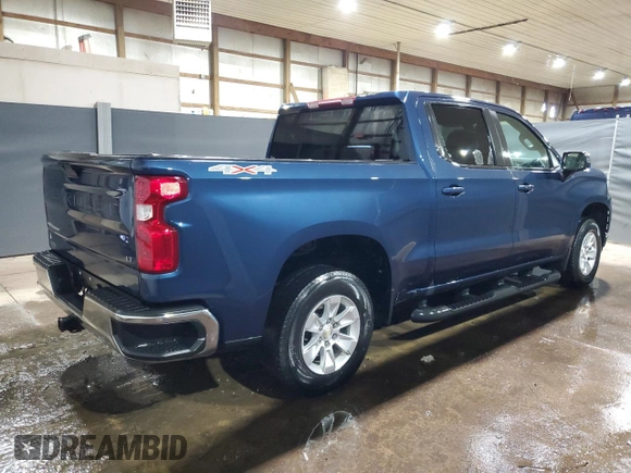 2021 Chevrolet Silverado 1500 LT with VIN 3GCUYDED8MG285934, listed as a Copart auction lot 43913615 with 59,760 mi miles and Clean Title. Bid and sale history available at DreamBid. Image 3.