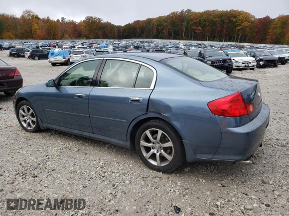 2005 Infiniti G35 with VIN JNKCV51F45M313923, listed as a Copart auction lot 75813304 with 126,894 mi miles and Clean Title. Bid and sale history available at DreamBid. Image 2.