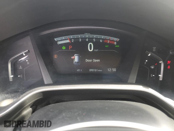 2018 Honda CR-V EX with VIN 2HKRW2H58JH623436, listed as a Copart auction lot 45599925 with 90,161 mi miles and Salvage Title. Bid and sale history available at carsss.com. Image 9.