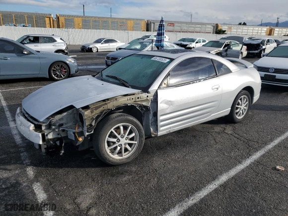 2000 Mitsubishi Eclipse GS with VIN 4A3AC44GXYE139042, listed as a Copart auction lot 88720525 with 0 mi miles and Salvage Title. Bid and sale history available at carsss.com. Image 1.