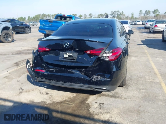 2022 Mercedes-Benz C 300 with VIN W1KAF4GB8NR047335, listed as a IAAI auction lot 41785599 with 37,157 mi miles and . Bid and sale history available at DreamBid. Image 6.