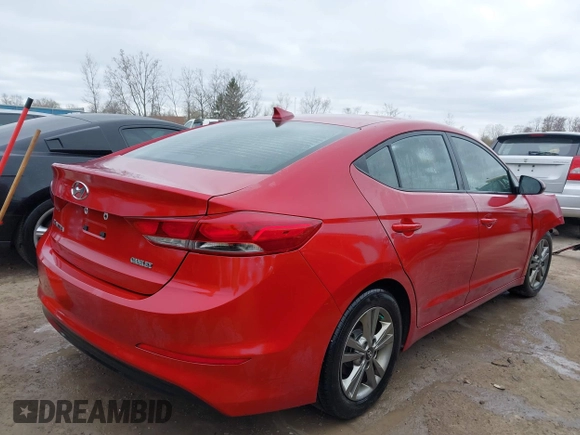 2018 Hyundai Elantra SEL with VIN 5NPD84LF9JH268048, listed as a IAAI auction lot 42024192 with Not Provided miles and . Bid and sale history available at DreamBid. Image 4.