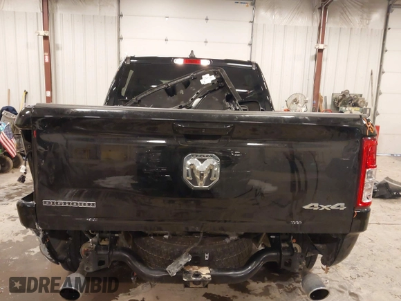 2022 Ram 1500 Big Horn with VIN 1C6SRFFTXNN419008, listed as a IAAI auction lot 41565394 with 26,003 mi miles. Bid and sale history available at carsss.com. Image 16.