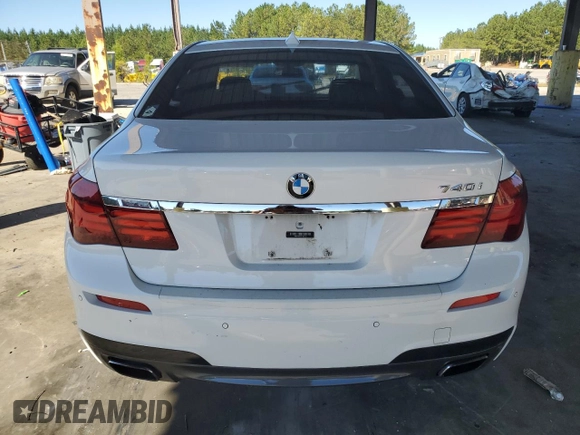 2014 BMW 7 Series 740i with VIN WBAYA6C59ED144122, listed as a Copart auction lot 75059334 with 78,090 mi miles and Salvage Title. Bid and sale history available at carsss.com. Image 6.