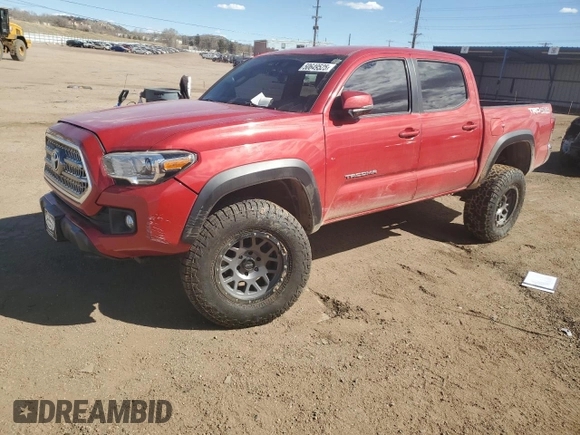 2017 Toyota Tacoma SR5 z VIN 3TMCZ5AN2HM052619, wystawiony jako Copart lot #50649525 z przebiegiem 89 194 mil mil oraz Szkoda całkowita • Salvage title. Historia ofert i sprzedaży dostępna na DreamBid. Obrazek 1.