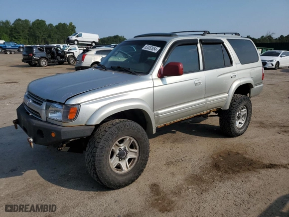 2000 Toyota 4Runner Limited with VIN JT3HN87R7Y9043057, listed as a Copart auction lot 63352854 with 259,364 mi miles and Clean Title. Bid and sale history available at carsss.com. Image 1.