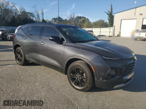 2021 Chevrolet Blazer LT with VIN 3GNKBCRS9MS532927, listed as a Copart auction lot 49718015 with 77,987 mi miles and Salvage title. Bid and sale history available at DreamBid. Image 4.