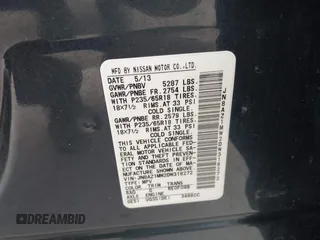 2013 Nissan Murano SV with VIN JN8AZ1MW2DW318272, listed as a IAAI auction lot 41813800 with 90,744 mi miles. Bid and sale history available at carsss.com. Image 9.