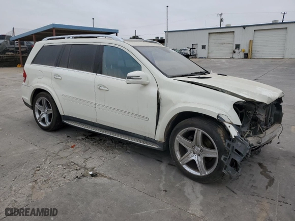 2012 Mercedes-Benz GL-Class GL 550 with VIN 4JGBF8GE2CA783369, listed as a Copart auction lot 42822145 with 0 mi miles and Salvage Title. Bid and sale history available at carsss.com. Image 4.